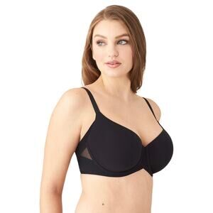 Wacoal Ultimate Side Smoother Underwire Free T-Shirt Bra-Black Size 40 D